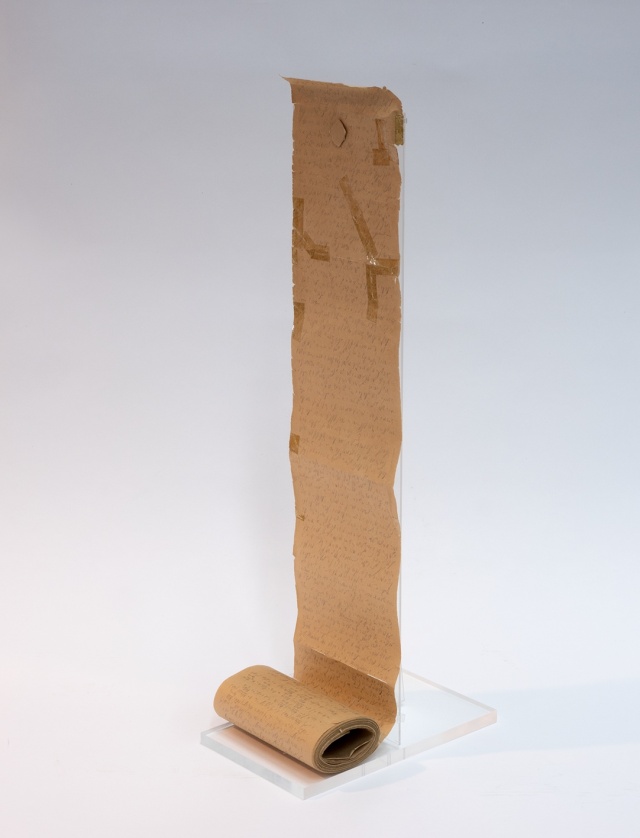 Dissertatation von Walther Pauer auf Toilettenpapierrolle