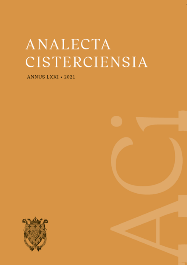 Cover Analecta Cisterciensia Annus LXXI 2021