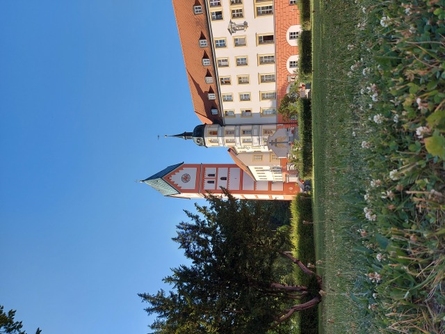 View on Scheyern Abbey from the courtyard