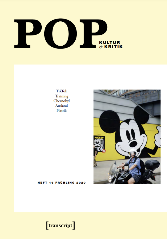 Cover der Zeitschrift 'Pop. Kultur und Kritik', Heft 16. 