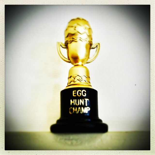 Foto: Pokal 'Egg Hunt Champ'