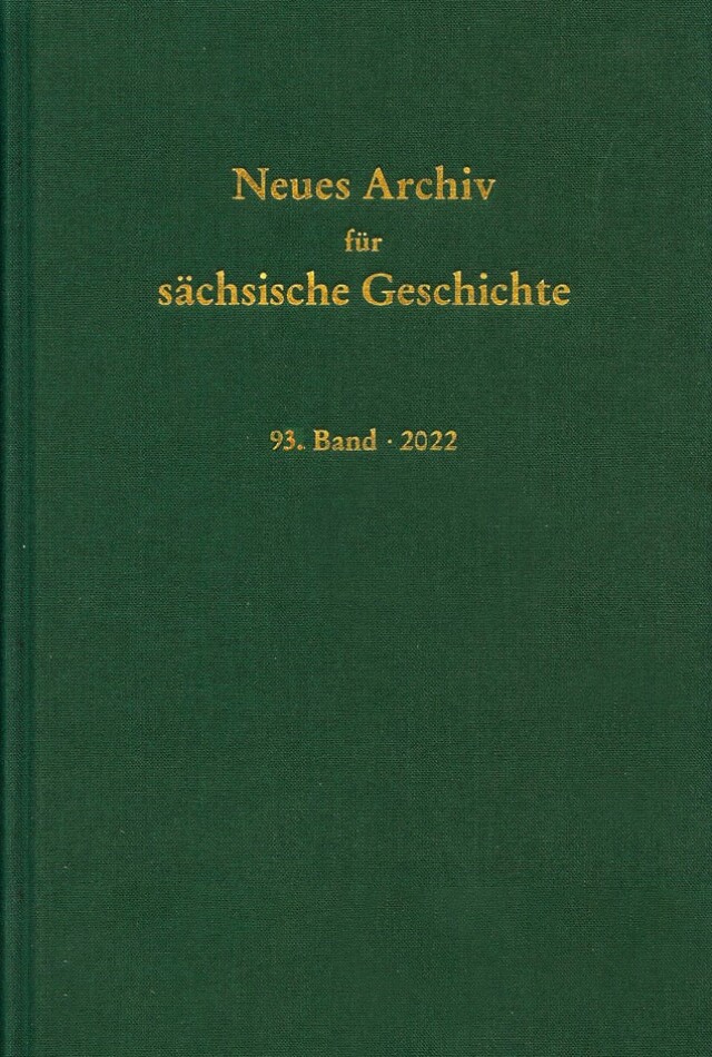 Buchcover des Bandes mit goldener Schrift auf grünem Hintergrund.