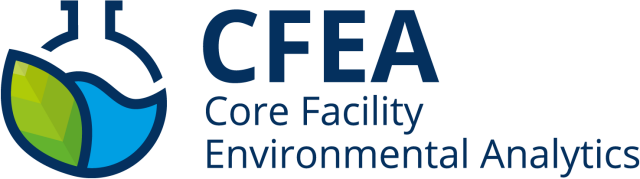 Logo CFEA with leaf and water (symbolic)