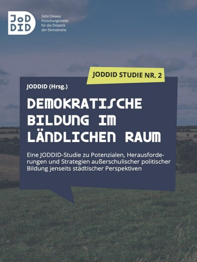 Cover of the JoDDiD study DEMOCRATIC EDUCATION IN RURAL SPACE