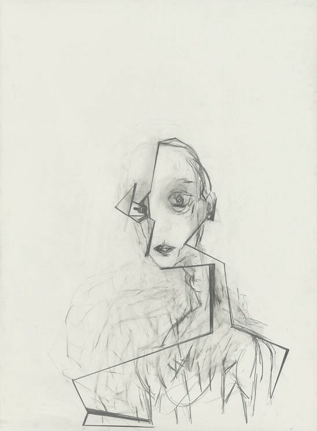 A portrait painted by Elke Hopfe