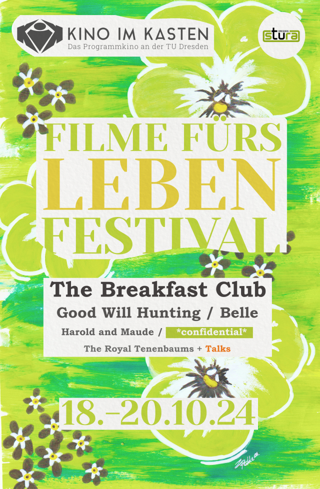 The German poster for the festival 'Films for Life'.