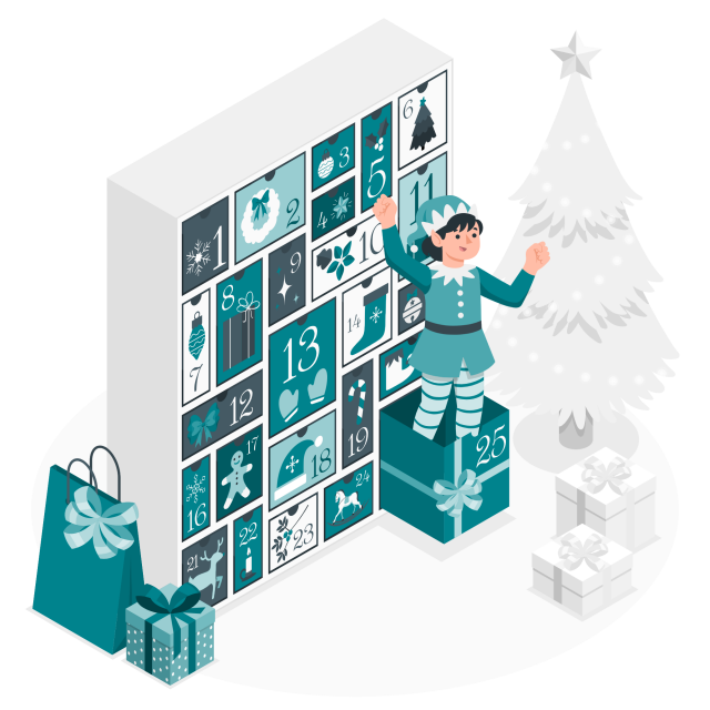 Illustration einer virtuellen Prüfung mit einem Countdown-Timer