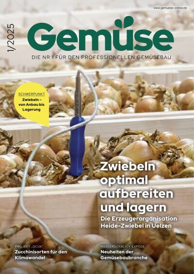  Titelseite der Zeitschrift Gemüse (01/2025)