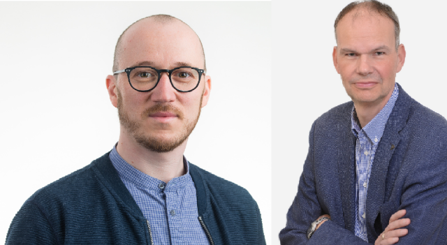 portraits of Johannes Schütz and Mike Schmeitzner