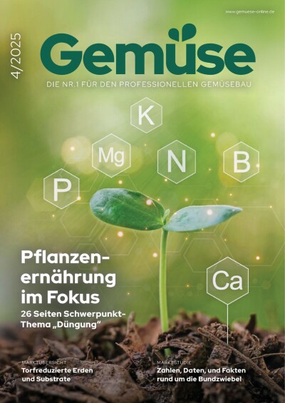 Titelseite der Zeitschrift Gemüse (04/2025)