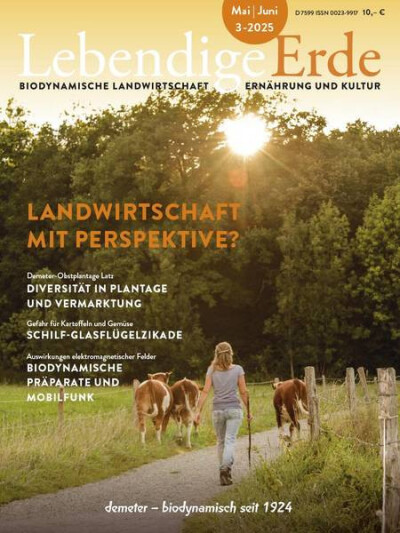 Titelseite der Lebendigen Erde (3/2025)