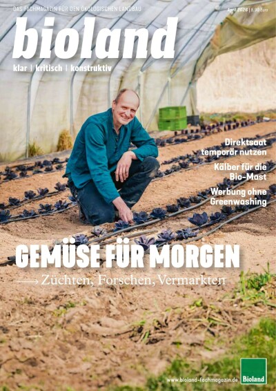 Titelseite bioland Fachmagazin (04/2026)